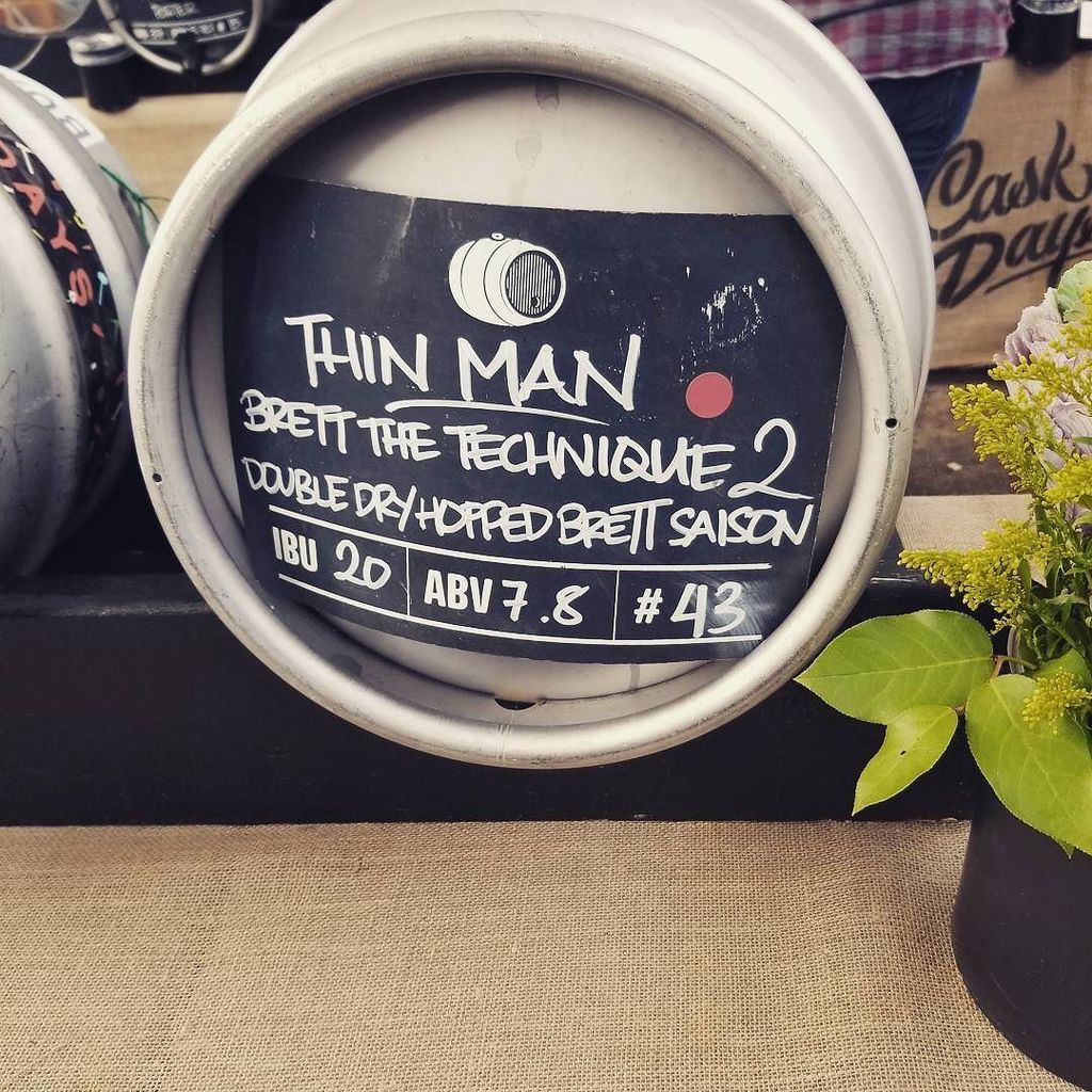SnoutToStout's tweet photo. Don't Brett the technique - #snouttosnout #brett #craftbeer #newyork #caskdays #saison #thinman #pics #toronto #beer https://t.co/4jI9dMe6rt