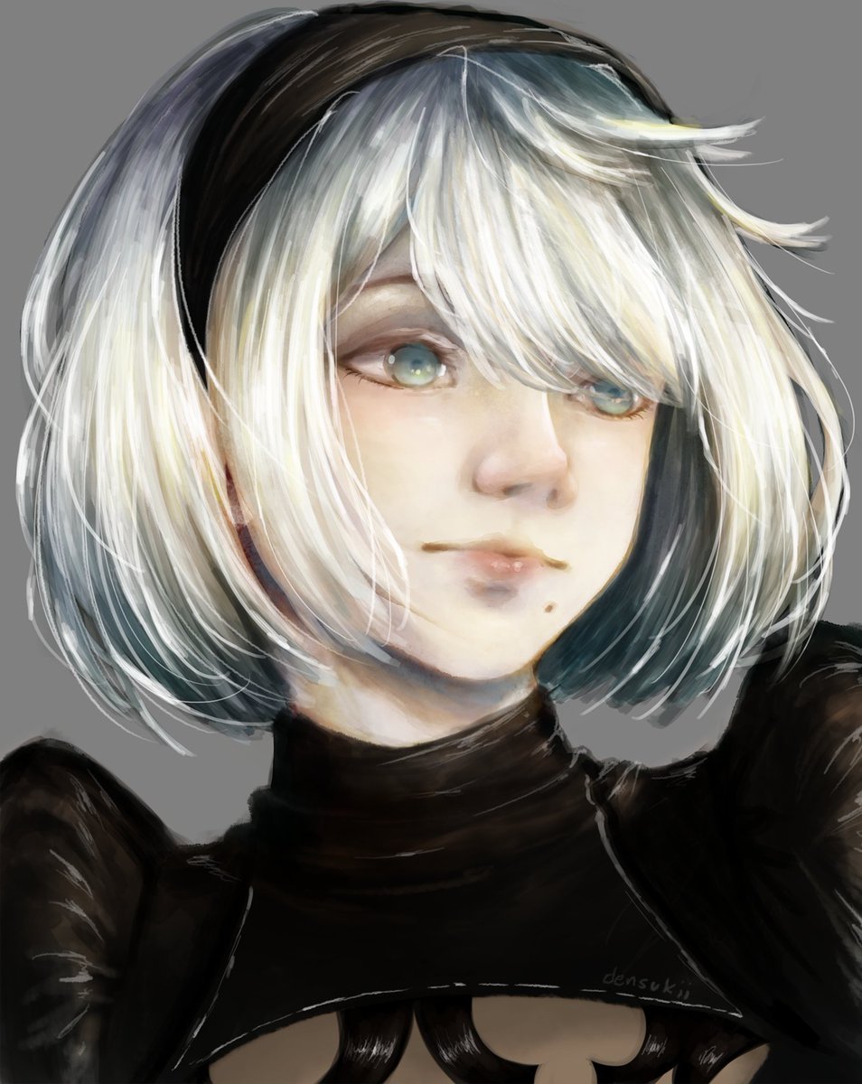 NieR Automata 2B have beautiful eyes 