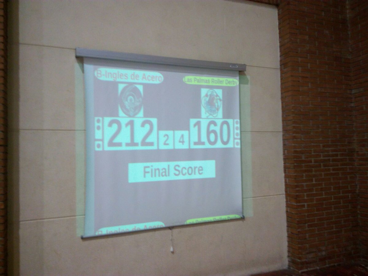 El resultado del partido contra las Ingles de Acero B ¡Orgullosas del resultado y del equipo, ha sido un placer compartir pista con ustedes!