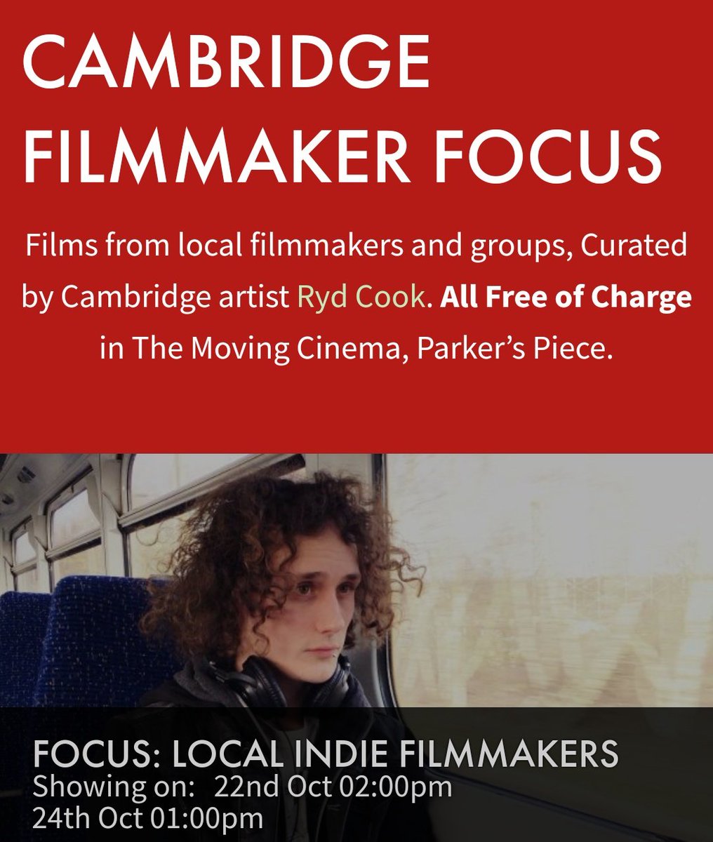 RydCook's tweet photo. Seen my award winning film #SingleToLondon? It's not online! See it 2morow at 1pm in the moving cinema at @camfilmfest Also 2pm 24/10 #camff https://t.co/kTZfFGDD6b