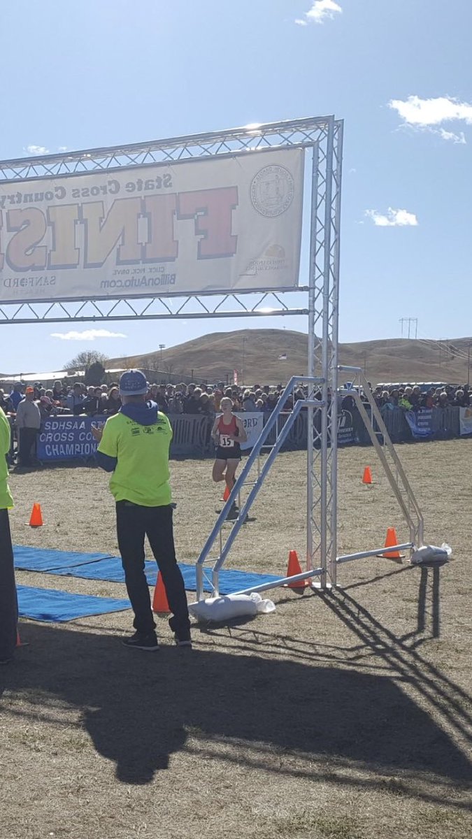 State Cross Country Champion Ellie Abraham.