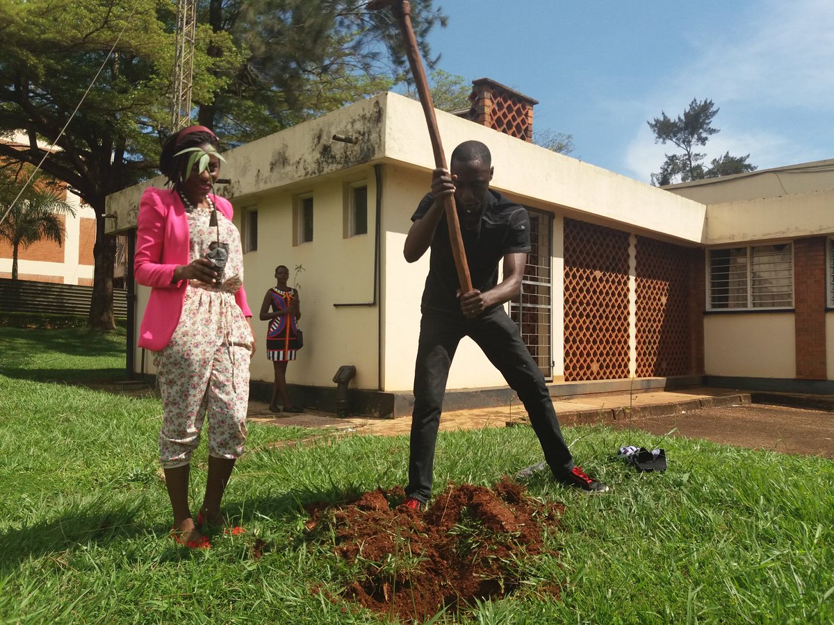 fredkwesiga's tweet image. We went Green this evening; Tree Planting project @rctuict.
#mission50 #missiongogreen.
Cc @beingJanie @kanosug