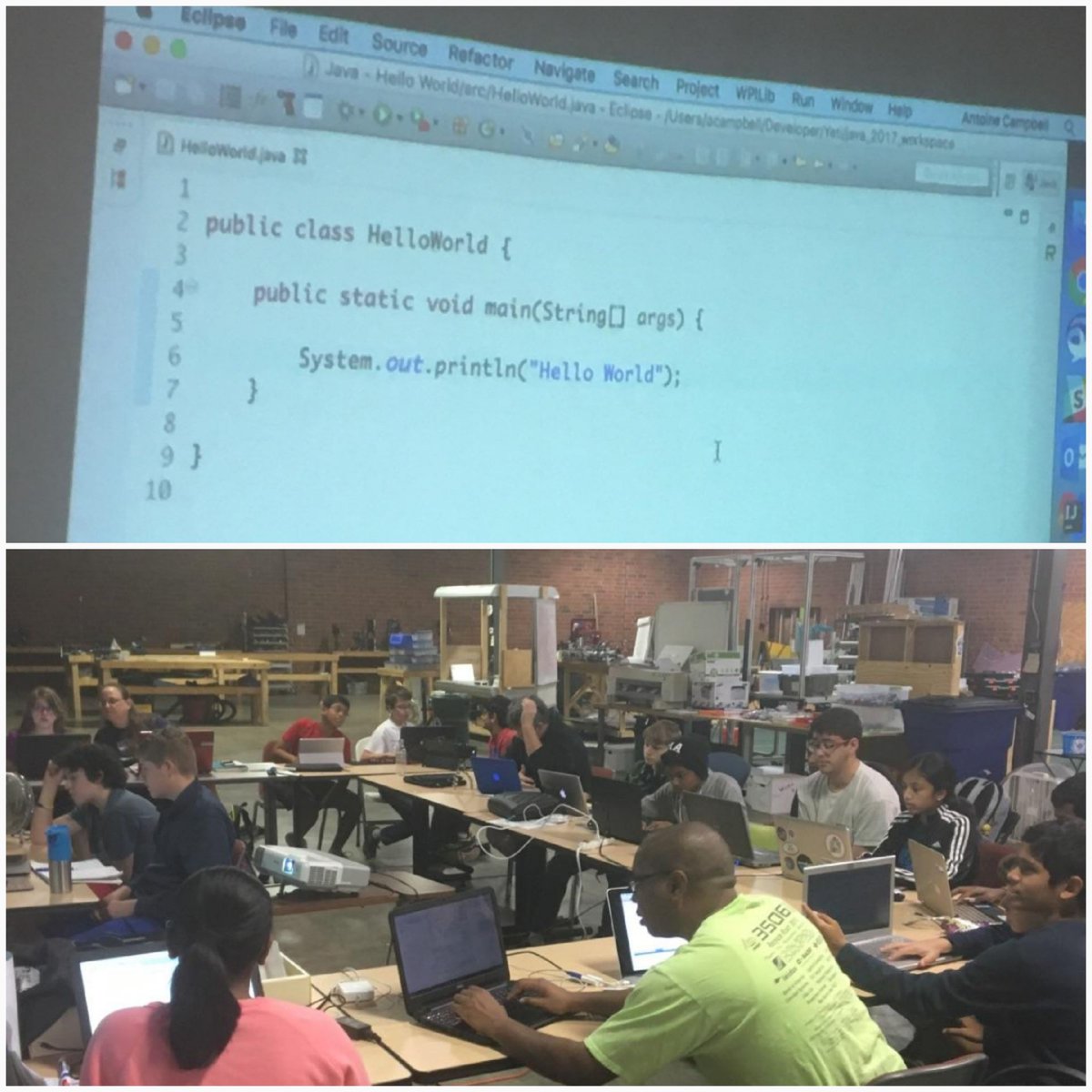 Java class at the Zone!  Join us on Sat mornings.
