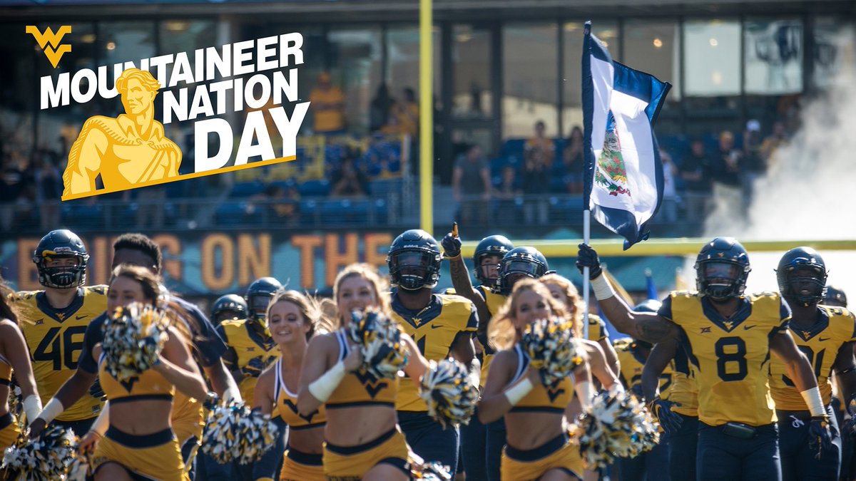 WestVirginiaU's tweet photo. Make sure to use #WVUMND to show us how much you love the Mountaineers and to win prizes. https://t.co/BYsvSaxopC