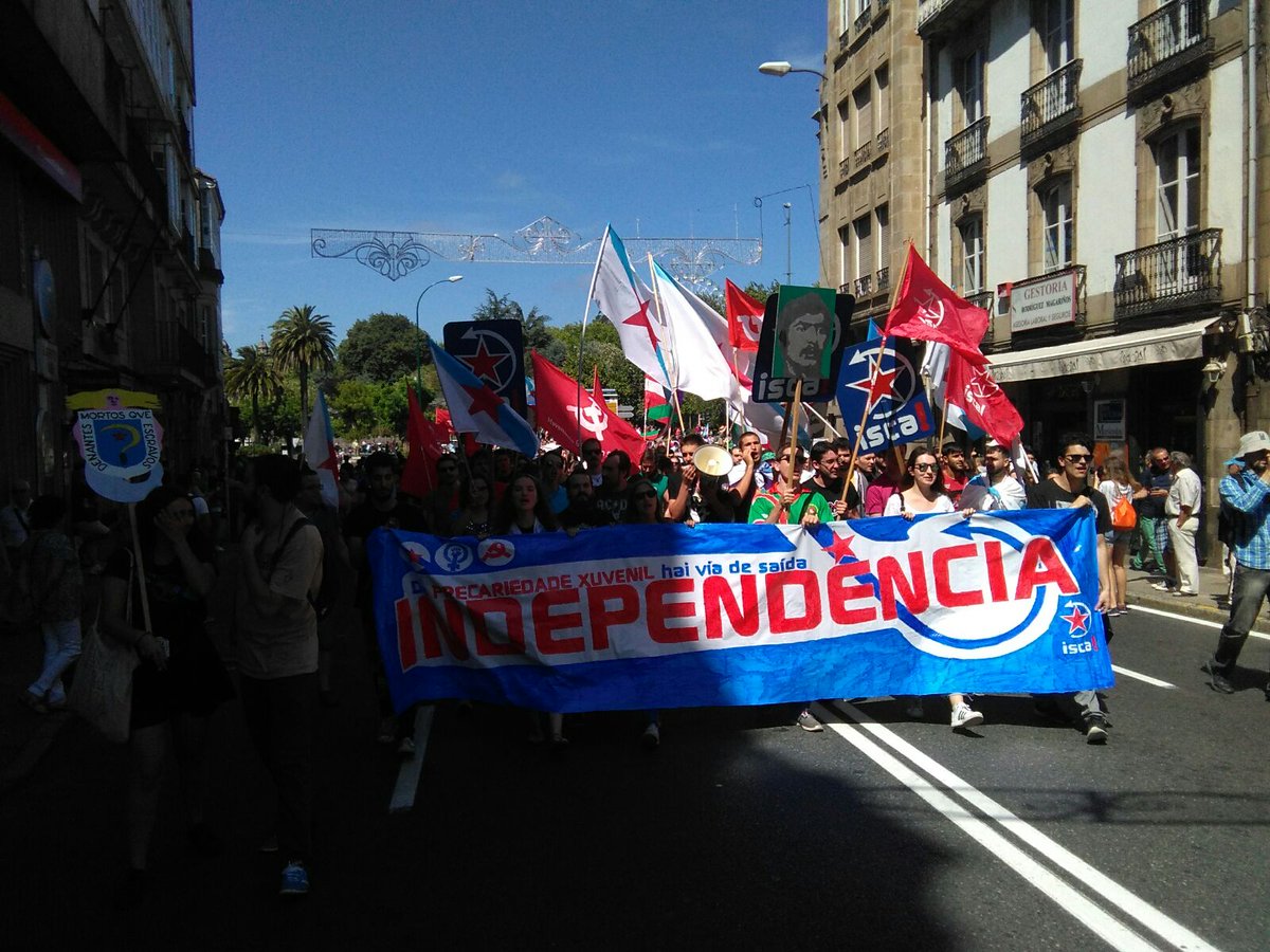 🔉 Para derrubar o réxime e a súa oligarquía dirixente:
 ➡ Independencia!
Rexeitamos o #GolpeDeEstado, solidariedade co pobo catalán!