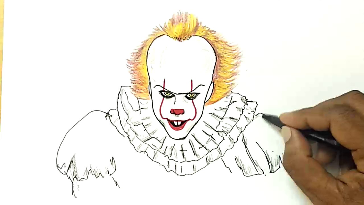 How to Draw Pennywise the Clown