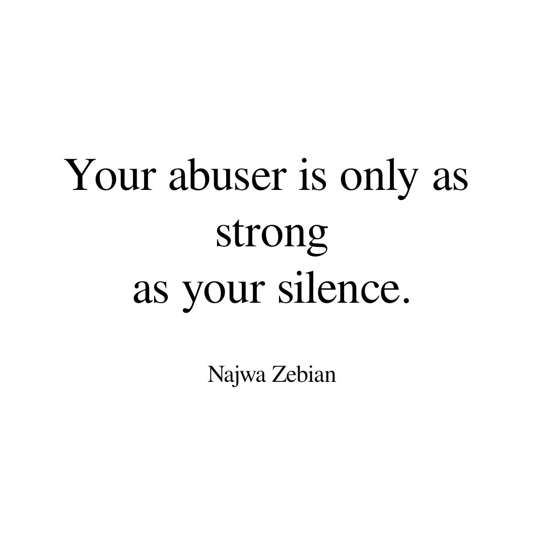 najwazebian's tweet photo. Your abuser is only as strong as your silence. 

#MeToo https://t.co/ezVa3S0cn8