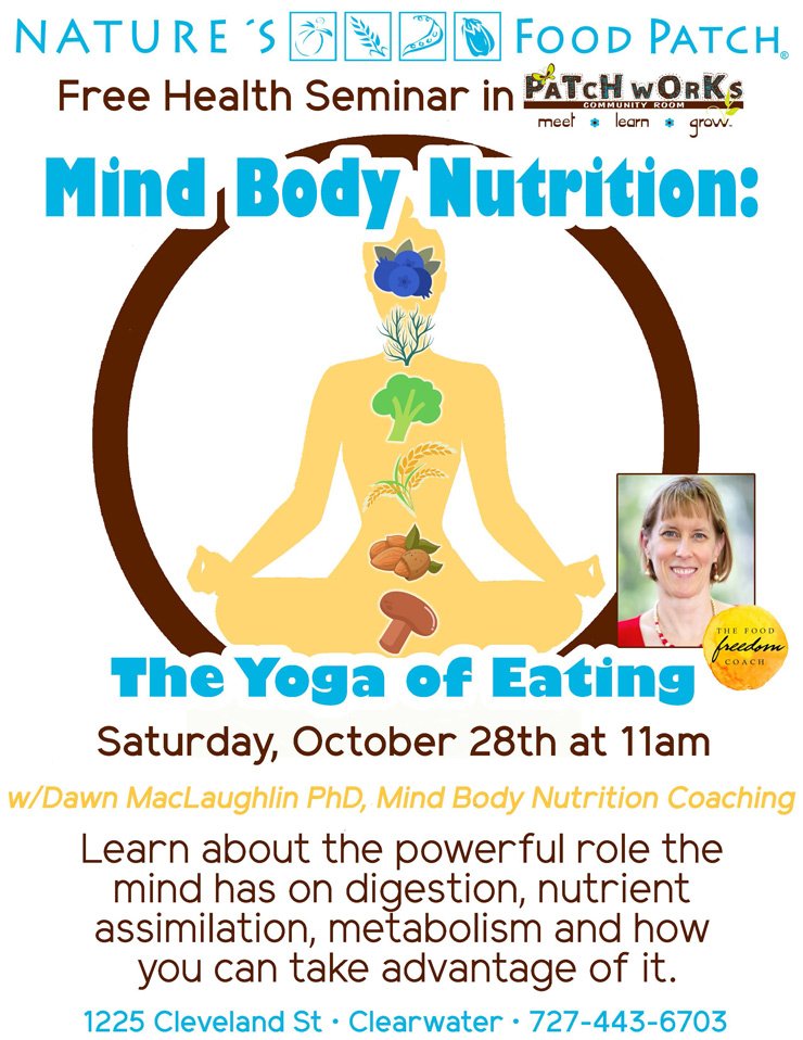 NatureFoodPatch's tweet image. Learn about the powerful role the mind has on digestion, assimilation &amp;amp; metabolism
#ThePatchLife #MeetLearnGrow #Mind #Body #Nutrition #Yoga