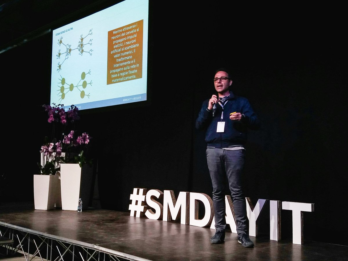 phgigliola's tweet photo. #ArtificialIntelligence @ #SMDAYIT #chatbot #bot #GianfrancoFedele
#DIDAYS #SmashableSocialMediaDays #DigitalInnovationDays #TalentGarden https://t.co/jwvHpwcrlR