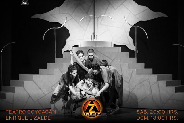"Hasta morir es un juego, pero debe hacerse con dignidad". Hoy, sábado 21, #Zaratustra y su mensaje, #2x1 presentando esta imagen. #Teatro