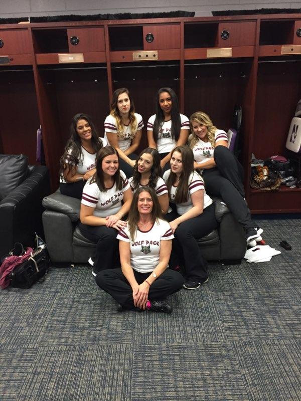 CW_Wolfpack's tweet photo. It’s GAME TIME and the #wolfpack is ready 🐺😃🤗 #letsgowolves @chicagowolves https://t.co/4w3jacP7e4