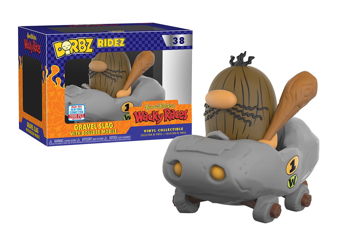 OriginalFunko's tweet image. RT &amp;amp; follow @OriginalFunko for your chance to WIN a #NYCC Exclusive Gravel Slag with Boulder Mobile Dorbz Ridez!