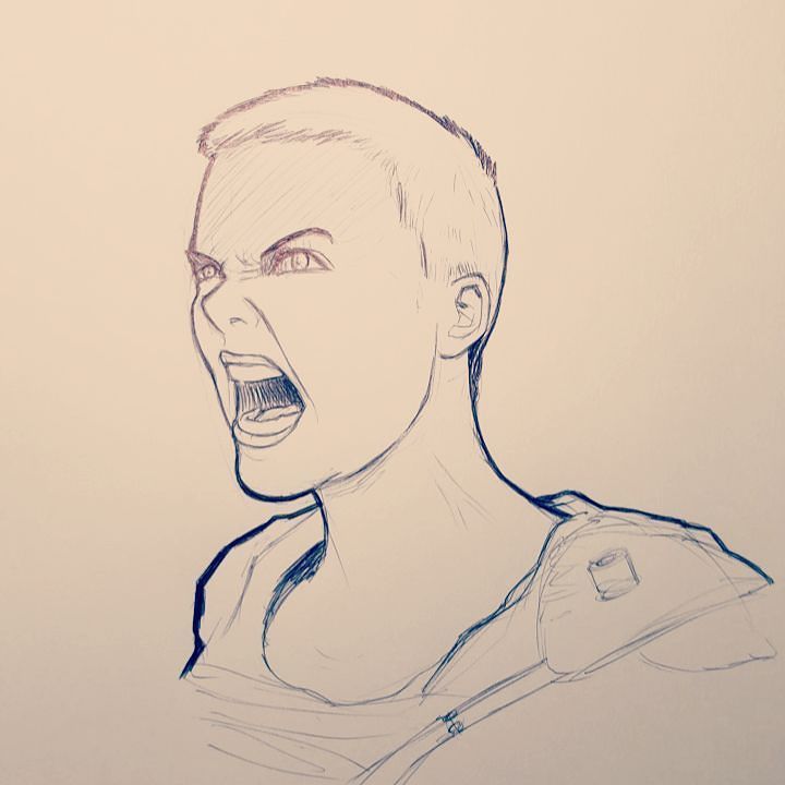 artofbudmcleod's tweet photo. Day 21. A FURIOUS Imperator Furiosa.
.
.
.
#ink #inktober #inktober2017 #inkbots #furious #pissed #mad #angry #madโฆ https://t.co/X5FOiIdjbb https://t.co/7FXazkch8i