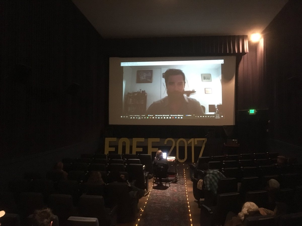eofilmfest's tweet photo. THANK YOU @KentuckerAudley — fantastic Q&amp;A for @simplysylvio on art and wuieter moments. Beautiful movie. Endless love to you and Albert! #EOFF2017 https://t.co/wlaZnkyoRu