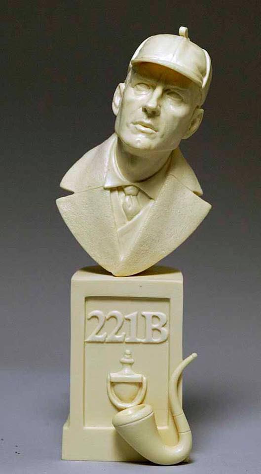 sherlockeditor's tweet photo. Wow! Wow! Wow! Series of 8 character busts in development by @TimBrucknerShop. First series #Sherlock Holmes, Watson, Moriarty and Adler. https://t.co/MivfqhBoCt
