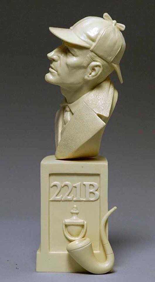 sherlockeditor's tweet photo. Wow! Wow! Wow! Series of 8 character busts in development by @TimBrucknerShop. First series #Sherlock Holmes, Watson, Moriarty and Adler. https://t.co/MivfqhBoCt