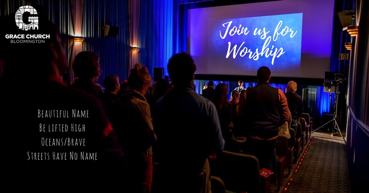 Join us for worship 11 Am tomorrow at The Warehouse! Can’t wait to see you there, check out our song list. #gcbloomington #WelcomeHome