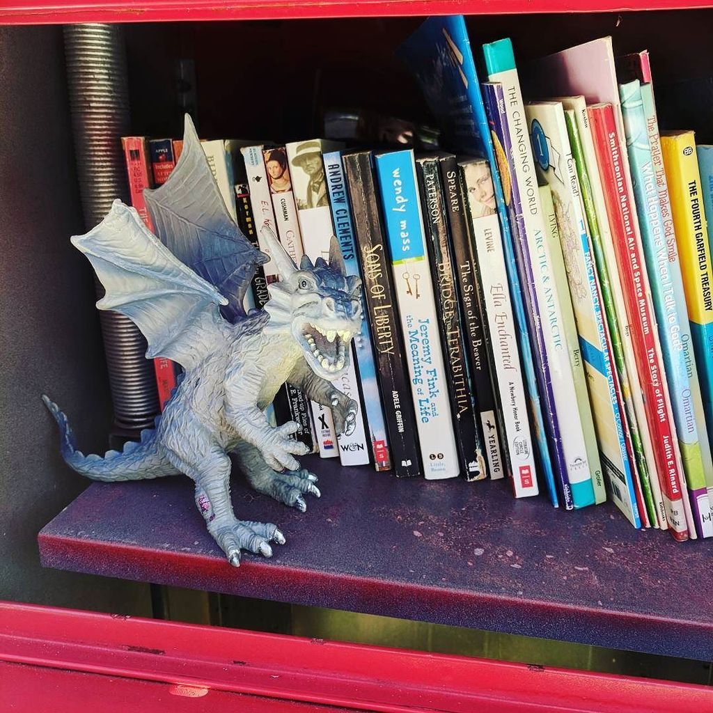 hlburkewriter's tweet photo. #checkingoutbooks #littlefreelibrary https://t.co/cc49wVpnZl https://t.co/AtGshM3rQI