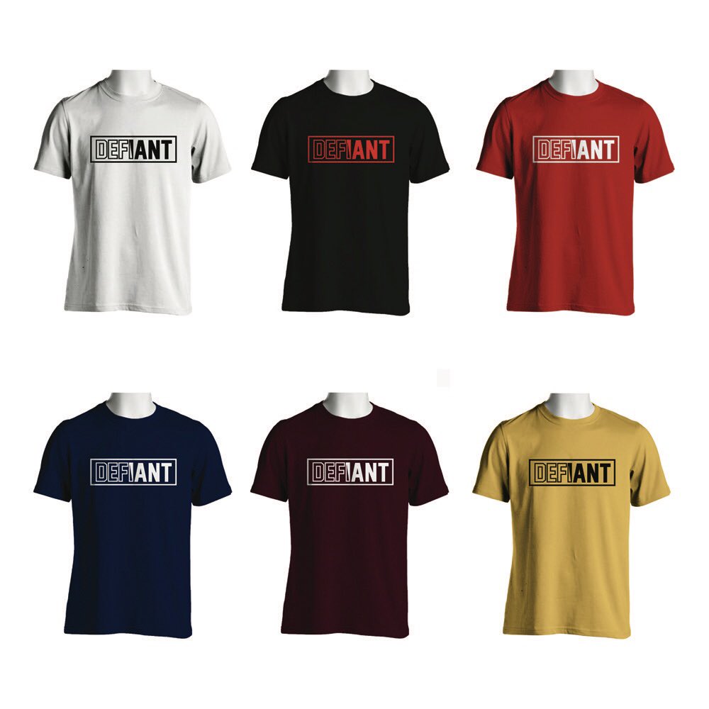defiantco's tweet photo. Shirts Are Now Available. 
$15.00 https://t.co/TYUFsKd8nu