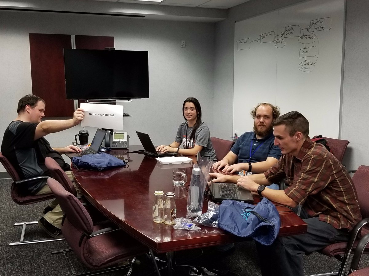 lesa_edwards's tweet photo. Congratulations to "Better than Bryant" winners of Hackathon 2017 #pshack2017 @RocketCenterWV @TimiHadra @@MichaelPinMD https://t.co/3PB6DBlSwR