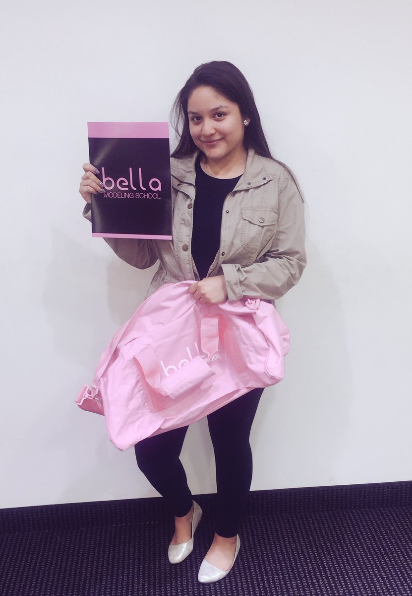 bellamodelingtx's tweet photo. Welcome new Bella girl Arantxa who will be starting in our Oct 29 classes! #keepitbella💄 https://t.co/ToLMYw9WJS