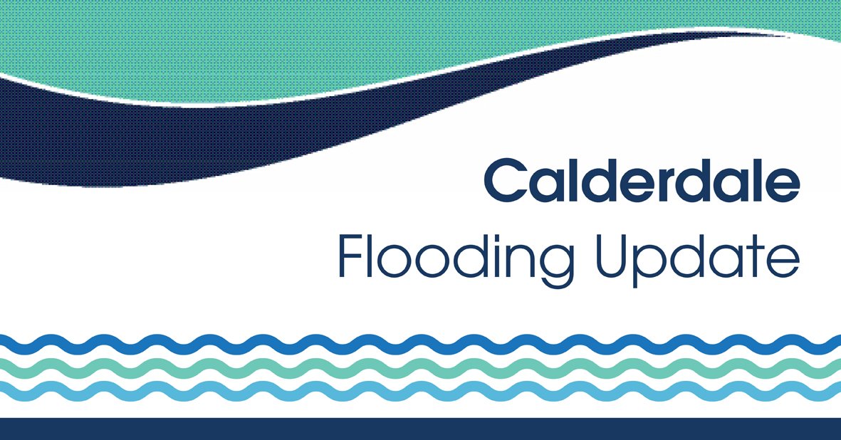 Calderdale's tweet photo. Surface water flooding at the turning circle on Burnley Road, Mytholm is making road impassable. Please find alternative route. Crews on way https://t.co/NvcTTelYCS