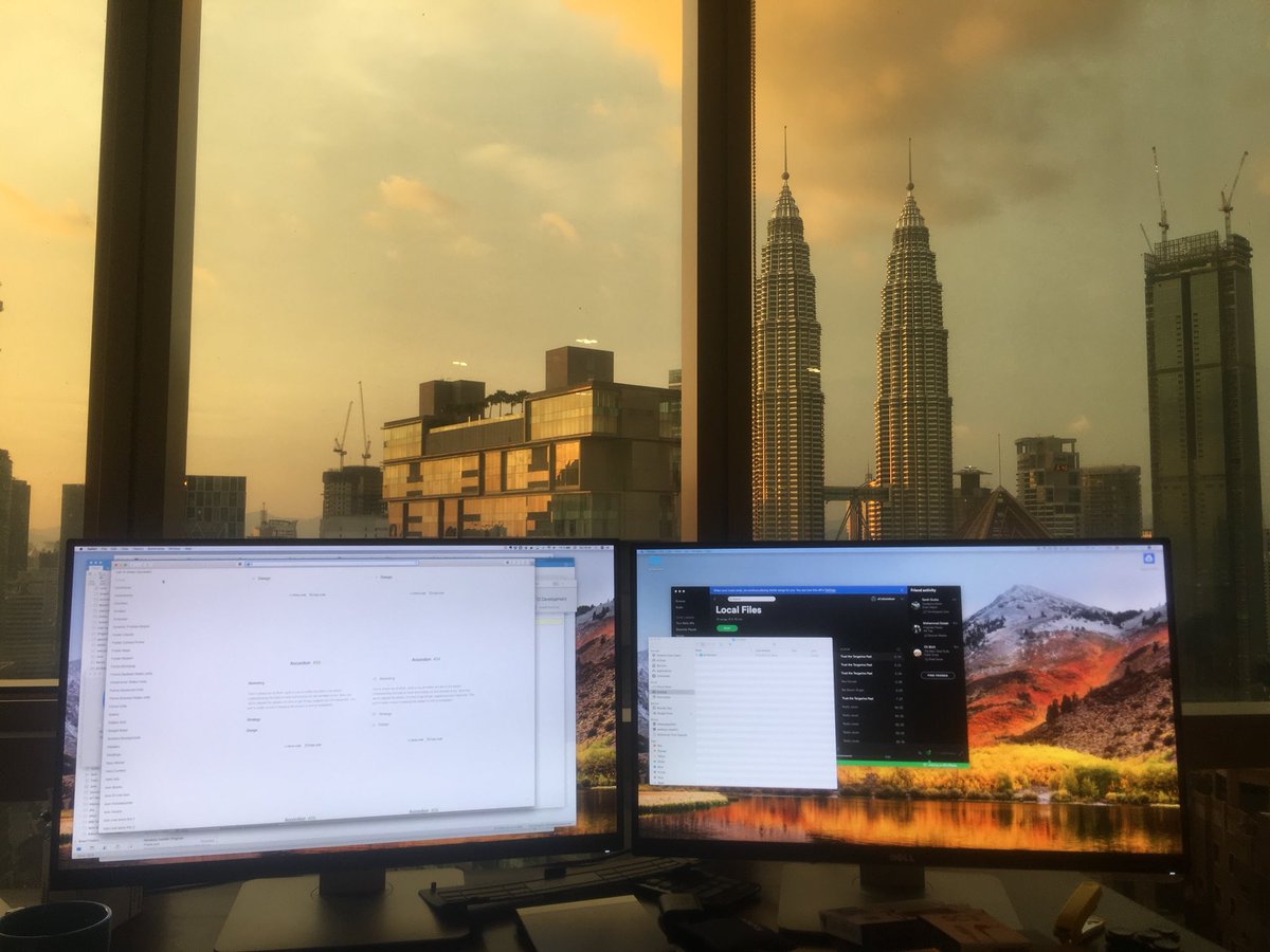 tabadev's tweet image. Perfect view for starting a productive day #homeoffice #SoftwareQ