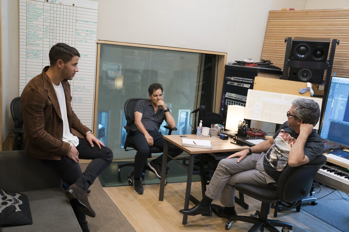 nickjonas's tweet photo. Had the best time with John Powell &amp; @carloshsaldanha creating @FerdinandMovie's #HOME. These guys are incredible. https://t.co/m536lsg7Pd https://t.co/YK2apAYKI2