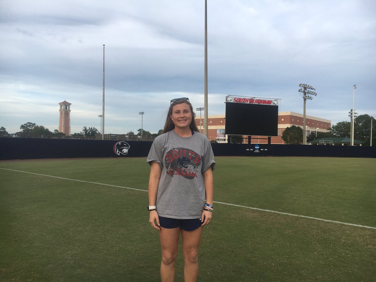 DaphneSoftball's tweet photo. Check it out!

Kennedy Cronan on her official visit at @USAJagsSoftball! https://t.co/6fkbLmJp38