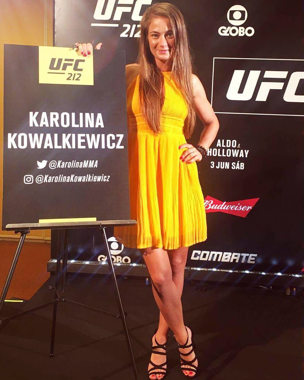 “Karolina Kowalkiewicz is fighting so here's your reminder that she...