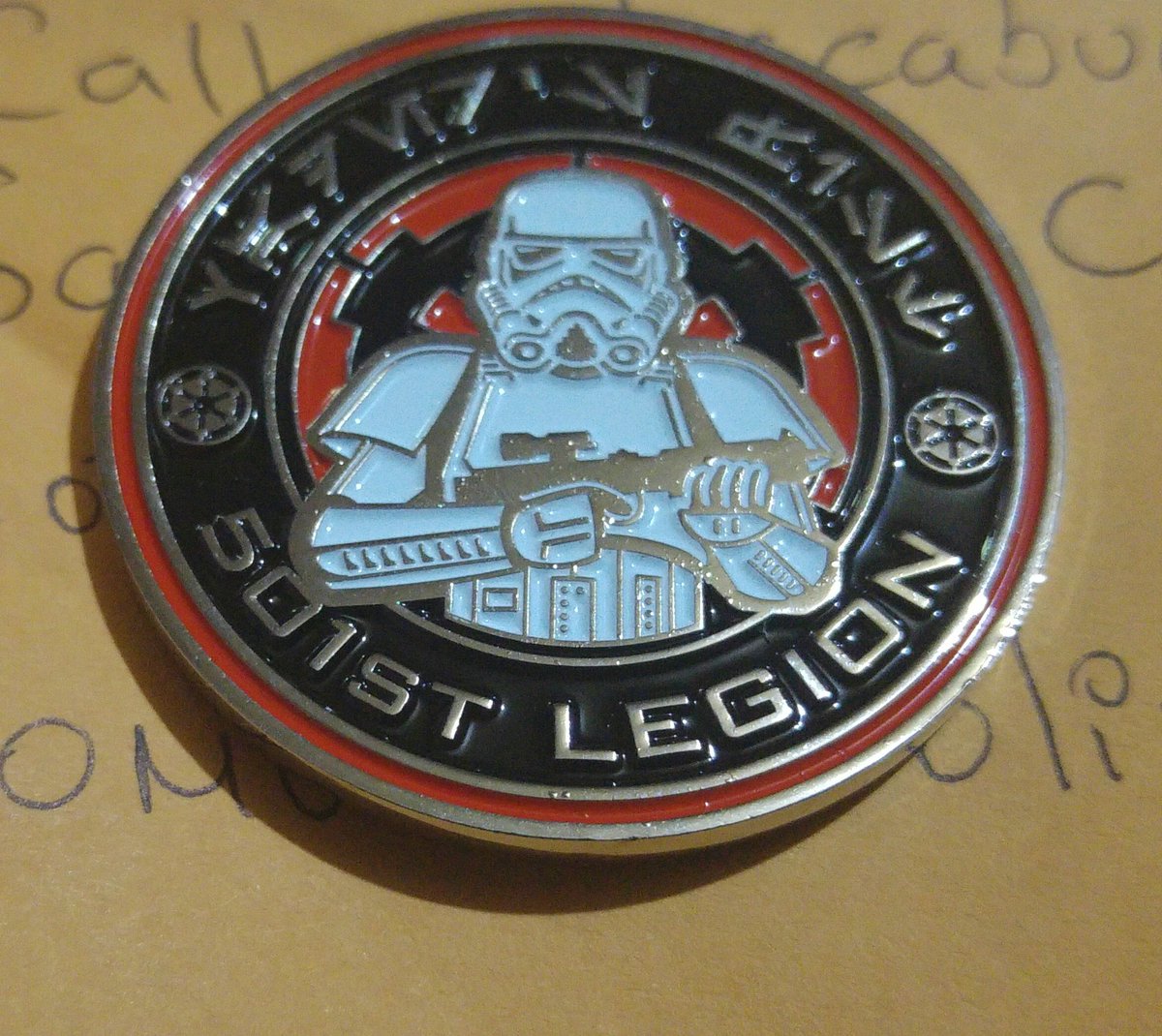 base_sw's tweet photo. Regalo de 501st Legion moneda de la colección extraña enviada desde 501st Legion Costa Rica mil Gracias...!!! https://t.co/ZZnuSpKwjL