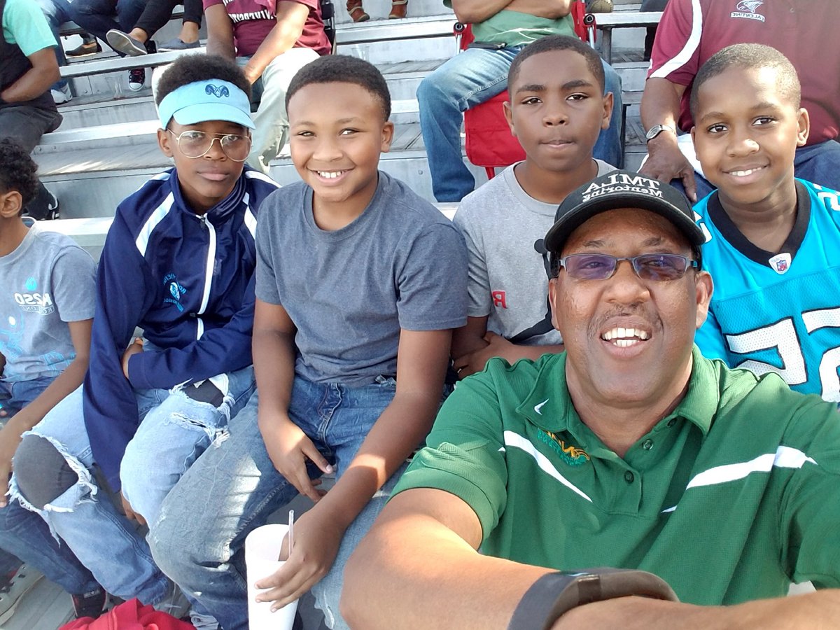 TMLAcademy's tweet photo. Our board chairman and Young Kings cheering on NCCU Football team vs Norfolk State. #mentoringmatters #MentoringEffect #MentoringWorks
#lead https://t.co/mgx1iksjQR