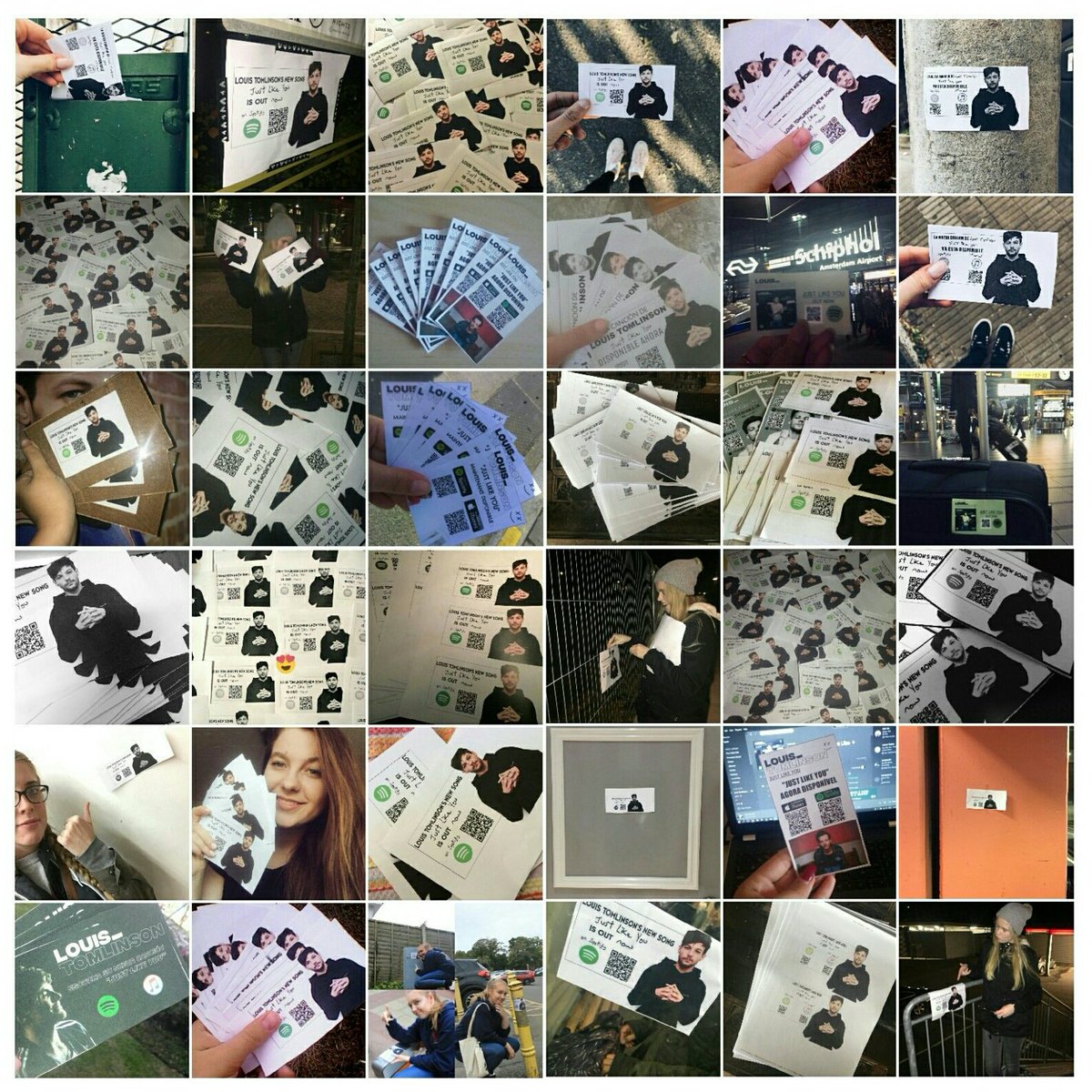 LouisPromoSquad's tweet photo. More than 300 fans took part in the #ProjectJustLikeYou and promoted the song all around the world🔥this is amazing guys! The teamwork between a legend and his legends makes legendary things happen ❤ https://t.co/nIwqGi0pWM
