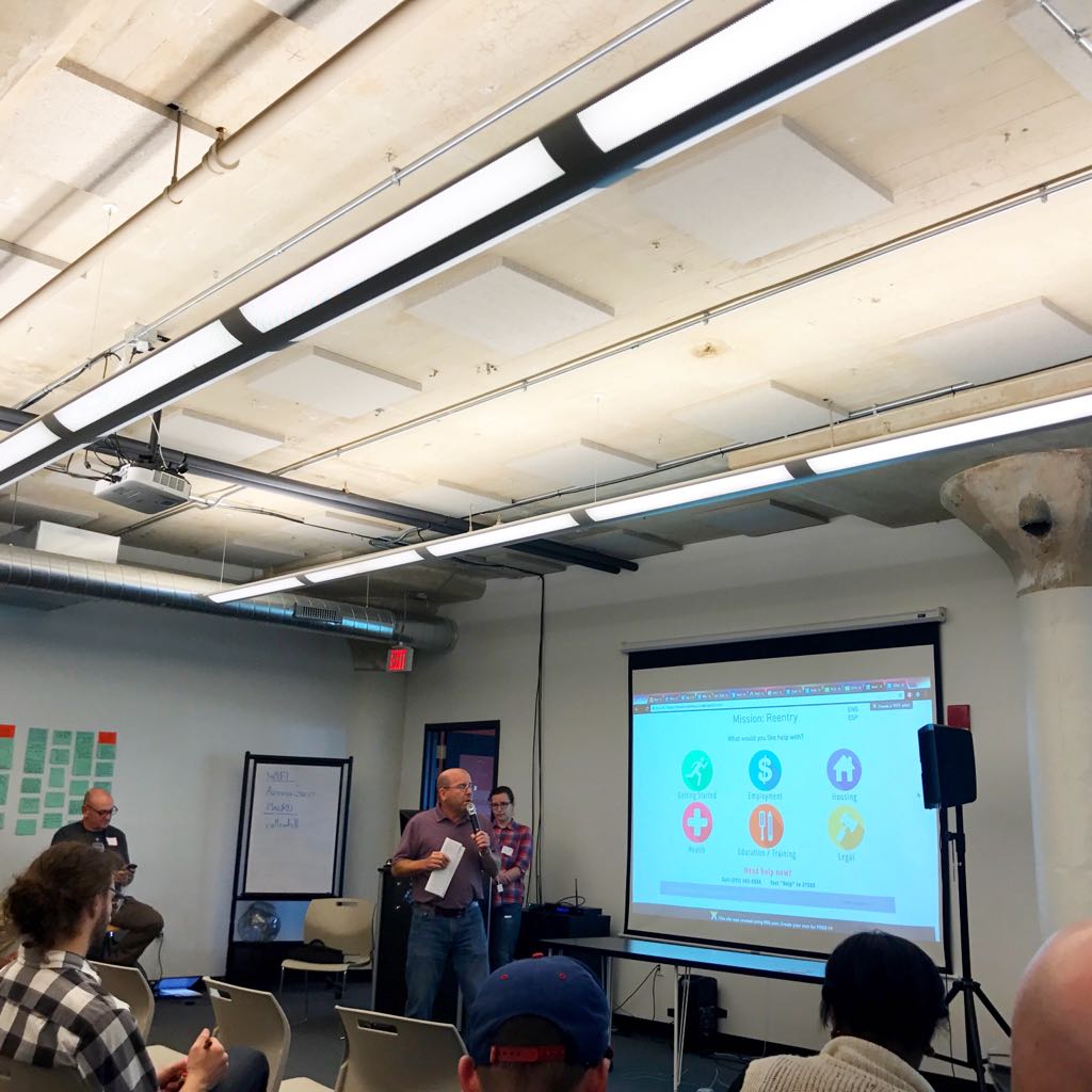 JT_PHL's tweet photo. Inspired by the innovation/entrepreneurial spirit on display at today's #PowerupReentry event @CodeForPhilly @ReentryUpdates @PHLInnovation https://t.co/CVD7aAzLqS