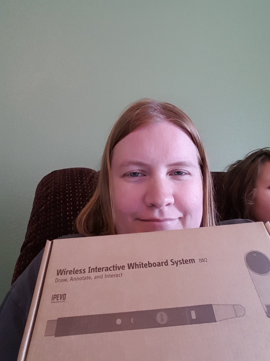 MrsJArceneaux's tweet photo. @ipevo Won this at #edcampkrum (ok, TRADED for it, someone really wanted the tablet case I won!) Can't wait to play with it Monday!!!! https://t.co/l6bgFjnz0m
