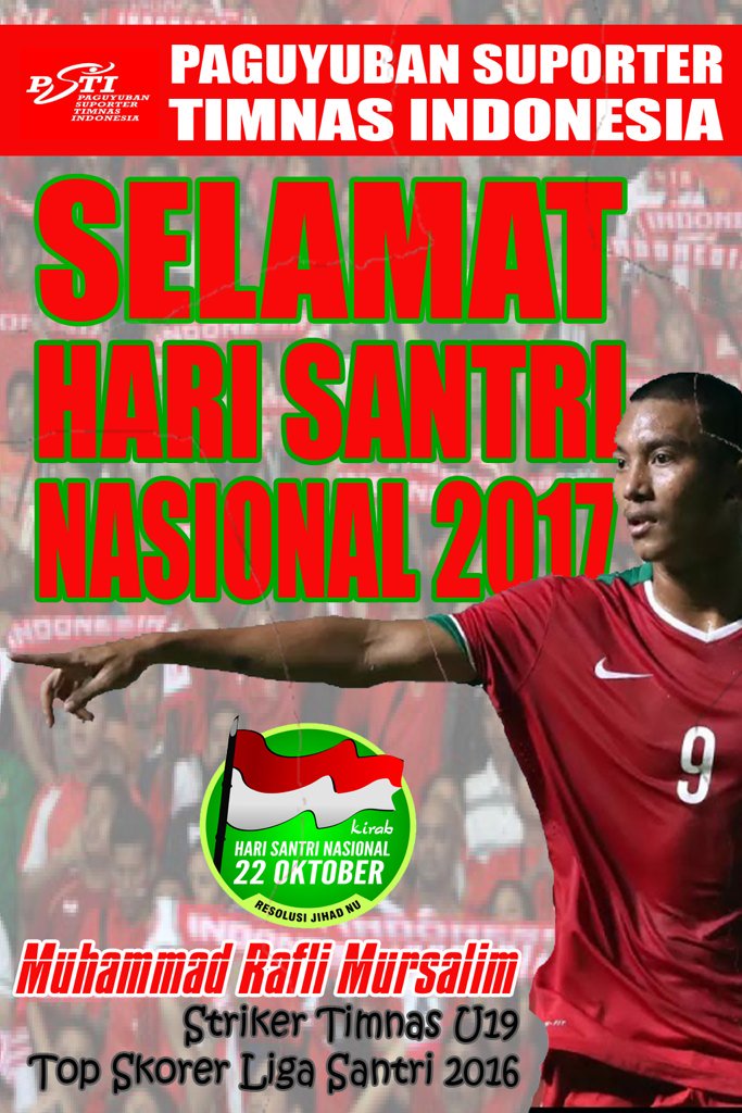 guyubsuporterID's tweet photo. Selamat Hari Santri 22 Oktober 2017 #HariSantri2017 @imam_nahrawi https://t.co/iJMcVbJPip