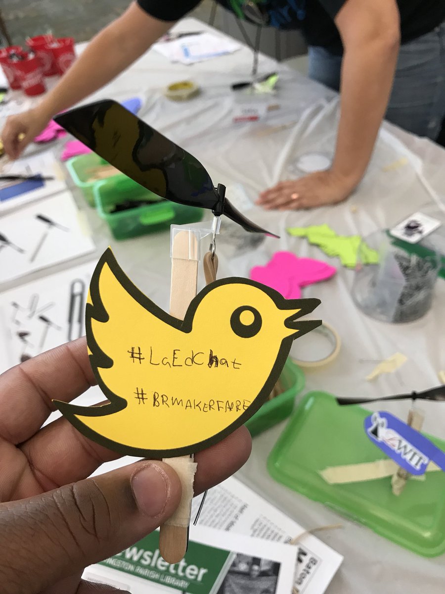 Making a helicopter. The After... BRMakerFaire @brmakerfaire #designthinking #LaEdChat <a href="/la_wit/">LaWIT</a>