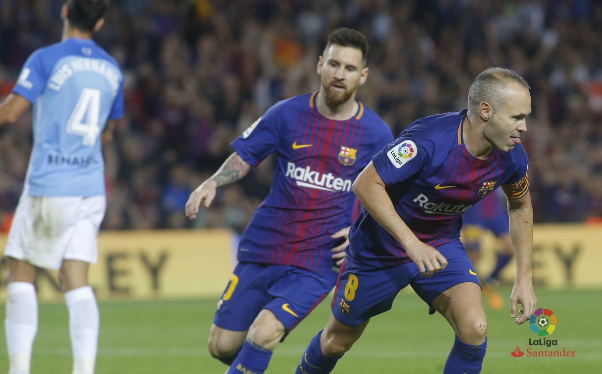 FCBarcaInPidgin's tweet photo. El Capita Andres Iniesta dey tear net when e matter. #BarcaMalaga #ForcaBaca

Legend !!! https://t.co/xIcHN0u8y3
