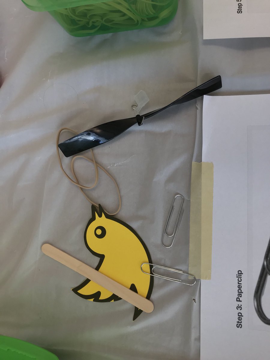 Making a helicopter. The Before... BRMakerFaire @brmakerfaire #designthinking #LaEdChat