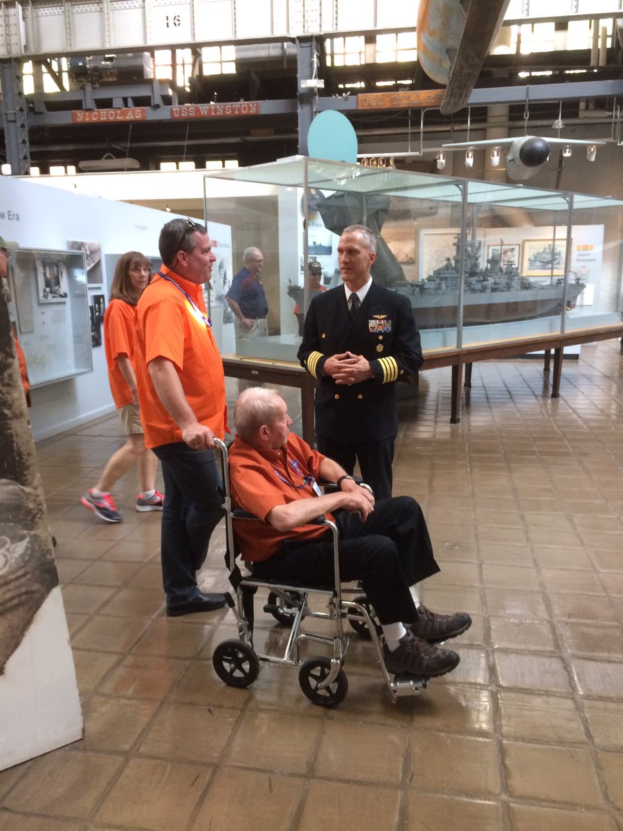 peterglennon's tweet photo. #HonorFlightRochester #Mission57 #ROC #NavyYard #NavyMuseum https://t.co/0GOQi5tBw7
