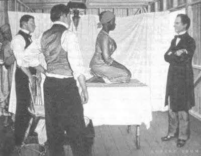 J. Marion Sims, so called “Father of Gynecology" performed medical experiments on enslaved African women without the benefit of anesthesia.