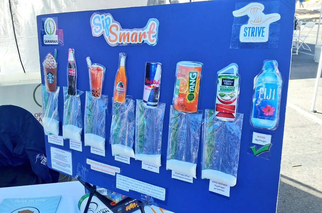 JSantos_SD's tweet photo. The #OperationSamahan booth is making me rethink all of my beverage choices... #StriveSanDiego #FilAmFest #SD https://t.co/LuZAlePcyw