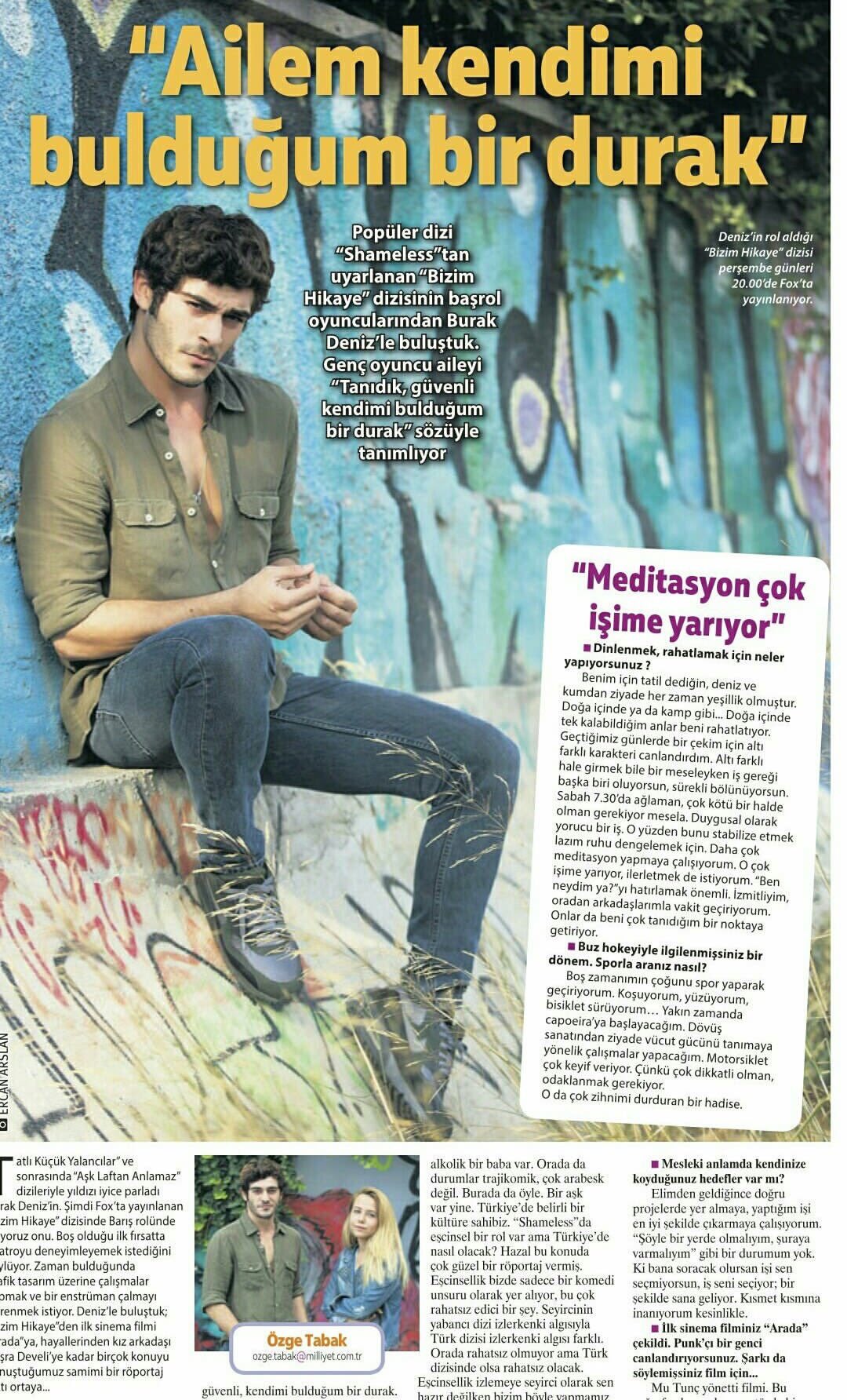 Burak Deniz News on Twitter "Burak from his interview with Milliyet 🔥