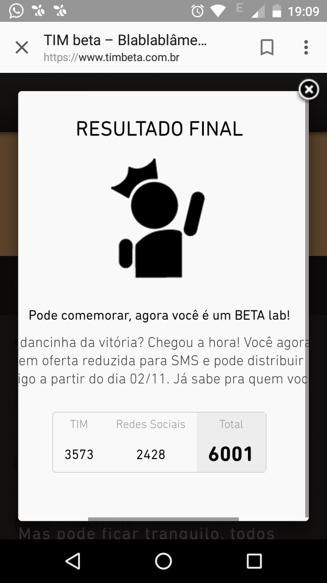 Pessoal agora é oficial, saiuuuu, huruuu #betalab  <a href="/CarlosF487303/">Carlos Tim Beta</a> <a href="/claumodesto1/">karica tim beta</a> <a href="/GomesRenatho/">Renatto</a>