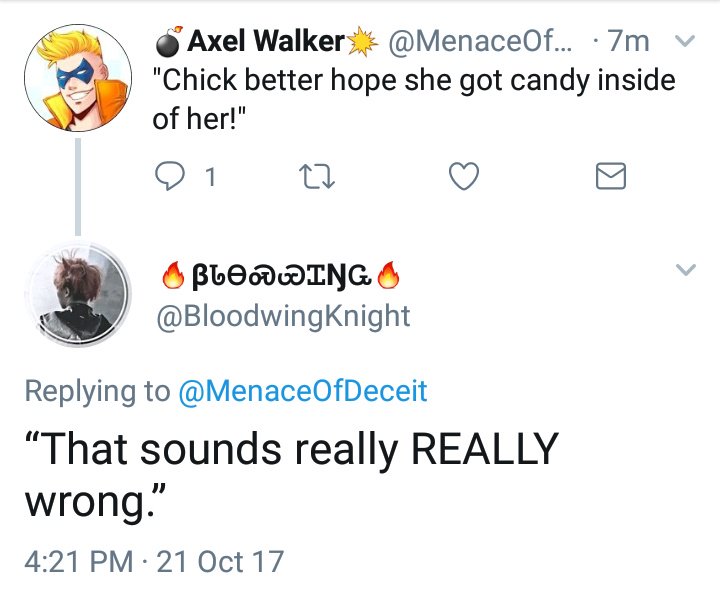 MenaceOfDeceit's tweet photo. "That's NOT what I meant!
but if she were like a clown or something?
this'd be a lot funnier,'cause then it'd be SCARVES comin' outta her!" https://t.co/vyEXXHjZLm