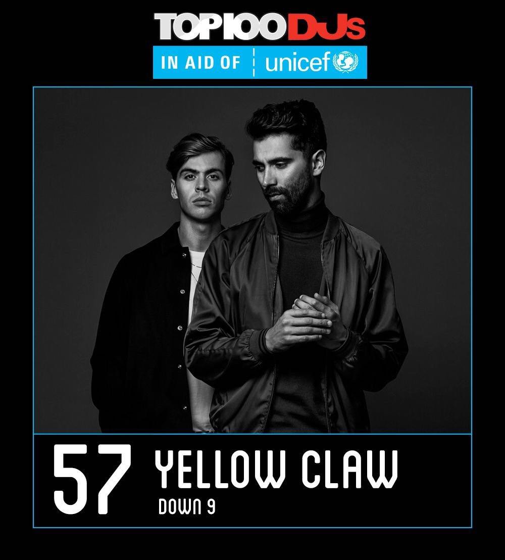 YellowClaw_MX's tweet photo. @YELLOWCLAW aparece en el #57 de #Top100DJs de @DJmag  🙌 https://t.co/T3HrMj6GPX