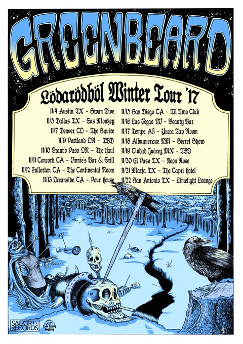 I&rsquo;m happy to announce I&rsquo;ll be hitting the road with my homies @greenbeardtheband! California, Oregon<a href="/tag/worldgothday"class="tags"><span>#worldgothday</span></a>