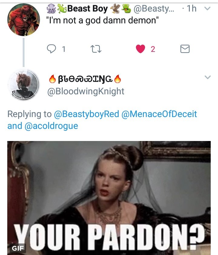 MenaceOfDeceit's tweet photo. //I have to say I coulda saw this one comin',and I (did)!
Payback's a biiiish~ 😏
OMG!
Imagine if I were (that) petty. XD https://t.co/czbPbvSIHE