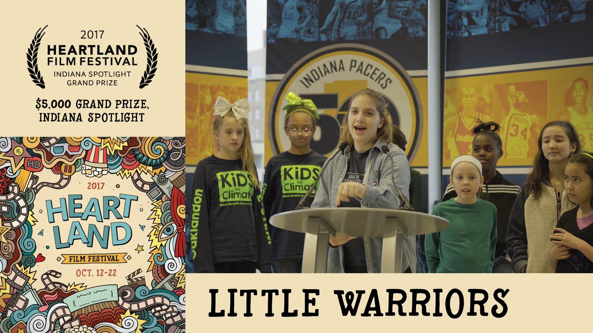 heartlandfilm's tweet photo. INDIANA SPOTLIGHT: Congrats to "Little Warriors," winner of the #HFF2017 $5,000 Indiana Spotlight Program Grand Prize! @WorkOfMiro https://t.co/9M6s8w9Iyd