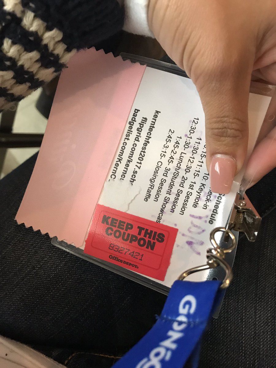 Crossing my fingers #kernCue17